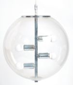 STUNNING 1970'S RETRO VINTAGE SPUTNIK ATOMIC GLOBE CEILING LIGHT