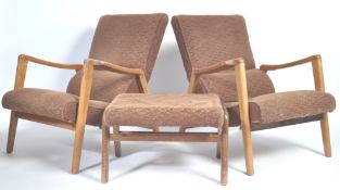 RARE E. GOMME SIESTA EASY ARMCHAIRS MODEL 411 BY ERNEST GOMME