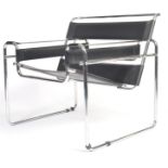 AFTER MARCEL BREUER A CONTEMPORARY LOUNGE / CLUB ARMCHAIR