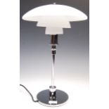 AFTER POUL HENNINGSEN A CONTEMPORARY PH3/2 GLASS DESK LAMP