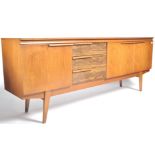 DANISH INSPIRED RETRO TEAK WOOD MELAMINE FLASHED SIDEBOARD