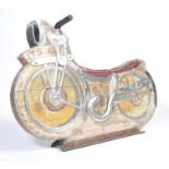 20TH CENTURY RETRO VINTAGE SCRATCH BUILT FAIRGROUND MOTORCYCLE