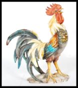 A 20th Century Italian Majolica ceramic cockerel r