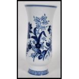 A 20th Century Meissen onion spill vase having a w