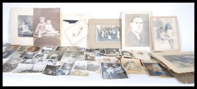 A collection of family photographs dating from the