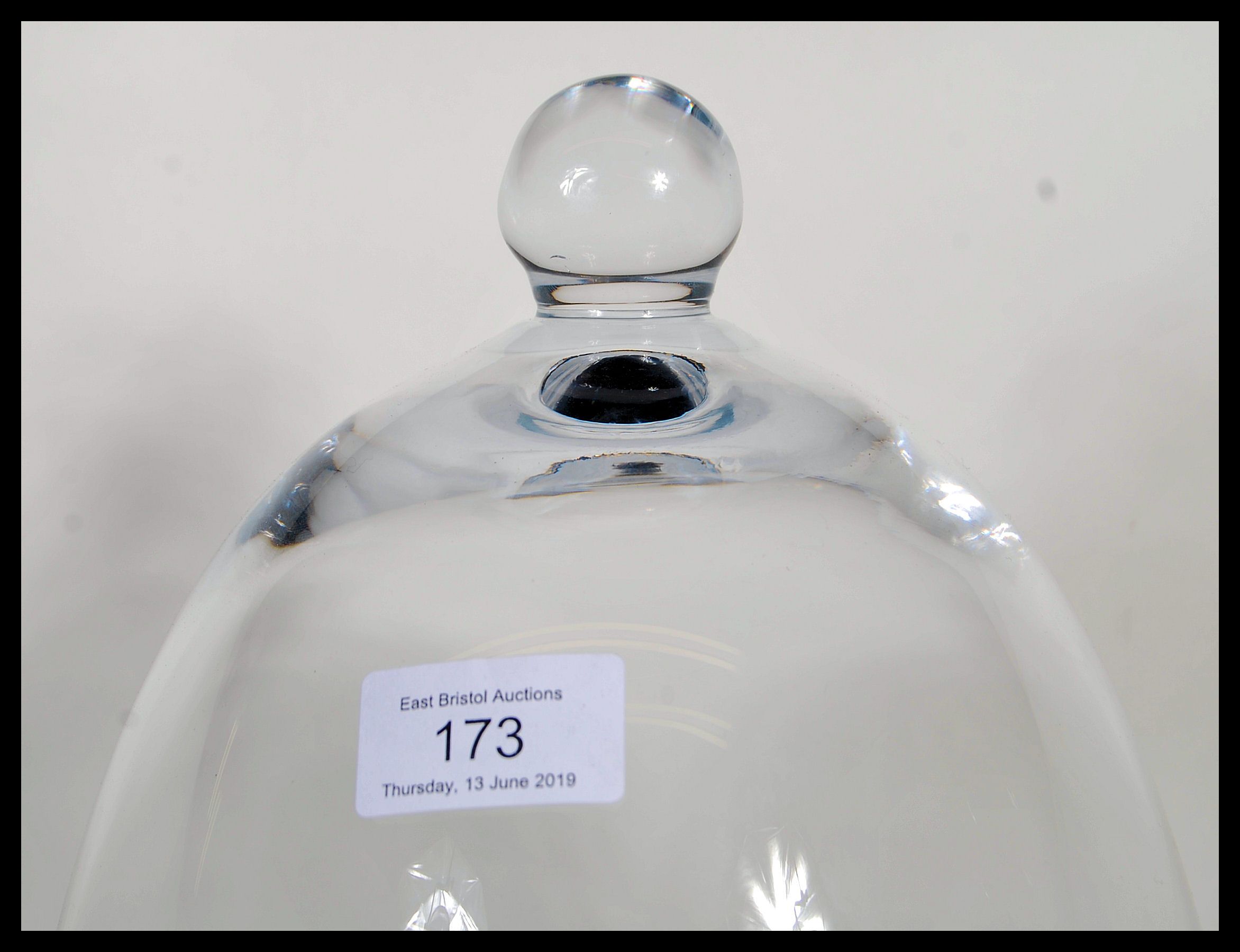 A  Victorian antique style  glass bell cloche / gl - Image 3 of 4