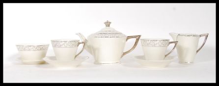 A vintage Art Deco 1920's tea for two service havi