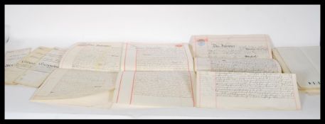 BRISTOL Legal property documents (x14) mostly on V