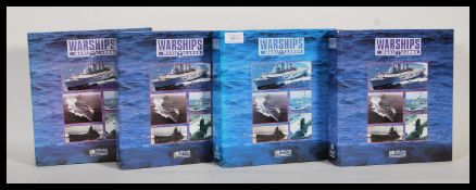 A selection of four folio's of Warships Maxi Cards