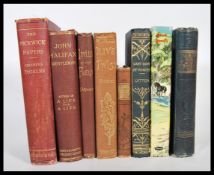 A collection of 19th Century novel books to includ