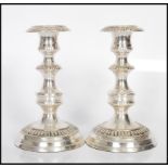 A pair of early 20th Century style silver plate ca