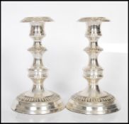A pair of early 20th Century style silver plate ca