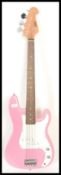 A four string electric bass guitar by swift having