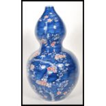 A large bulbous 20th Century Chinese blue and whit