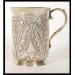 A 19th Century Victorian silver hallmarked Christe