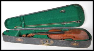An Antique 19th Century Violin musical instrument