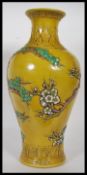 A large 20th century Chinese vase having famille J