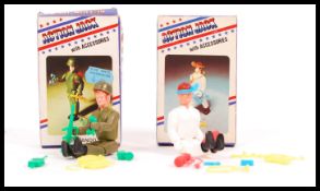 TWO 1970'S ACTION JACK BOXED FIGURES.