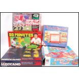 COLLECTION OF BOARD GAMES INCLUDING MECCANO MOTORISED SET