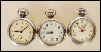 A group of three 20th Century vintage watches to include a Smiths Empire stopwatch and pocket