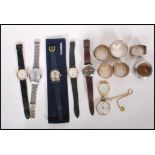 A collection of wrist watches most gents to include Scania, Accurist, water resistant Lorus on