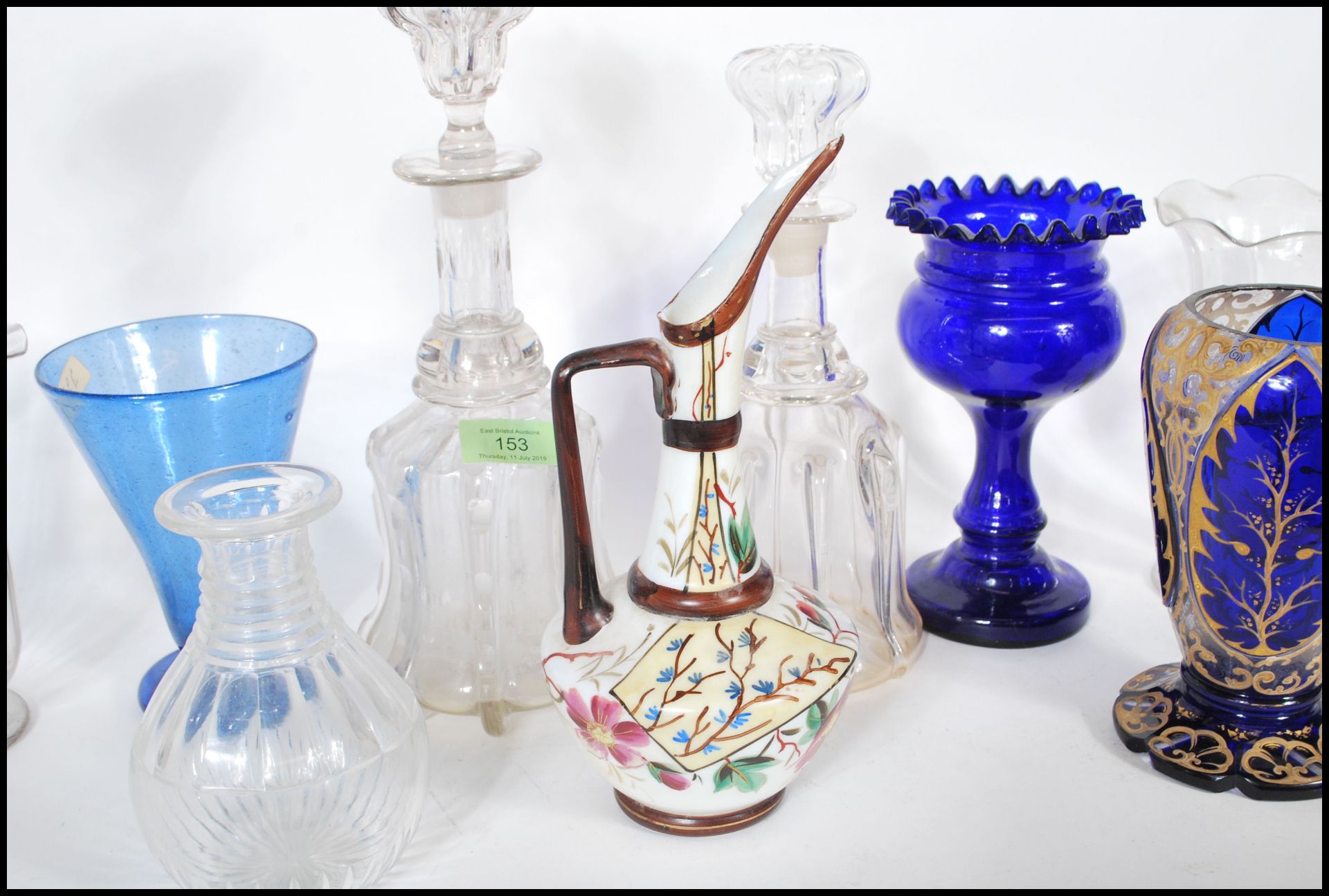 A collection of glassware dating from the 19th Cen - Bild 3 aus 6