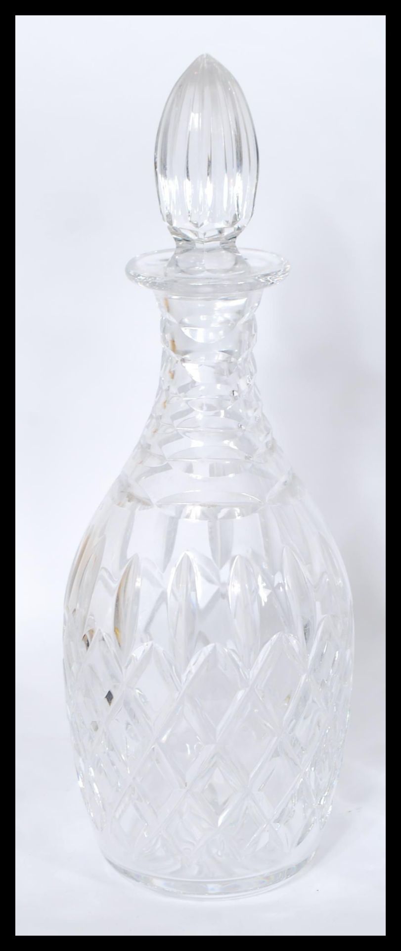 A collection of 20th century decanters to include facet cut, cut glass crystal and other shapes - Image 2 of 7
