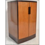 A mid 20th century vintage retro walnut cased valve Ferranti television / TV having full front doors