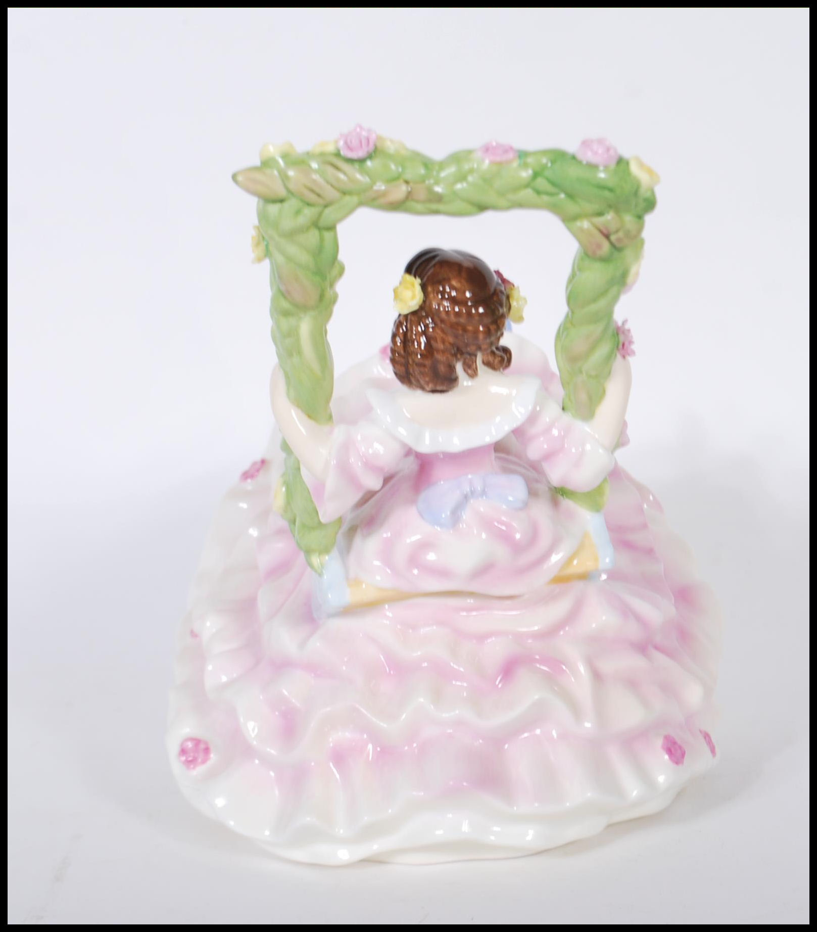 A collection of ceramic figurines comprising a Royal Doulton HN5096 Pretty Ladies Blossomtime / - Image 5 of 9