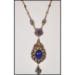 An early 20th Century Austro Hungarian Renaissance Revival ladies necklace having a decorative