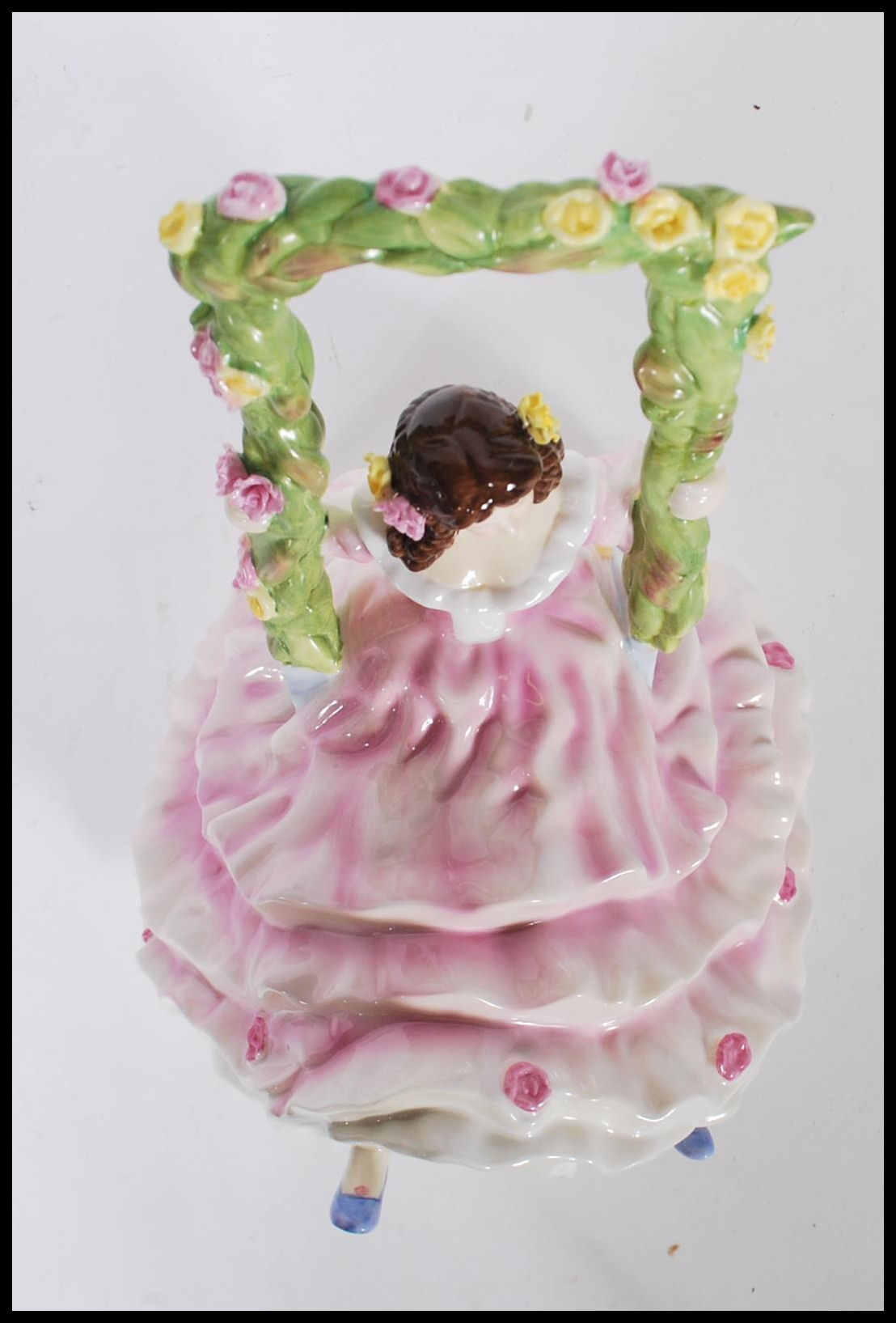 A collection of ceramic figurines comprising a Royal Doulton HN5096 Pretty Ladies Blossomtime / - Image 7 of 9