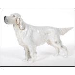 A vintage 20th Century Beswick figurine modelled as an English Setter ' Bayldone Baronet ' No.973,