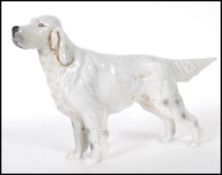 A vintage 20th Century Beswick figurine modelled as an English Setter ' Bayldone Baronet ' No.973,