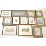 Bee Keeping Intestert. A large collection of 19th century and early 20th century etchings / prints