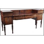 19TH CENTURY REGENCY SCOTTISH MAHOGANY DROP CENTRE