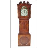 19TH CENTURY WEST COUNTRY LONGCASE MAHOGANY CLOCK