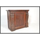 A 19th Century continental sideboard credenza buff