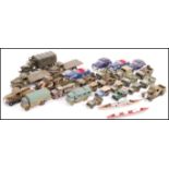 ASSORTED SCALE DIECAST MODEL MILITARY VEHICLES