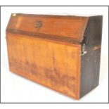 A vintage mid 20th Century apprentice tool box, constructed by the vendor whilst an apprentice