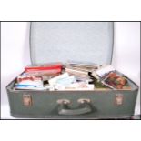 Attic clearance in old suitcase - all kinds of various paperwork, ephemera, postcards, photos etc.