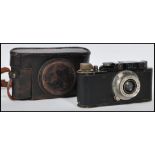 CASED LEICA CAMERA - BLACK BODY