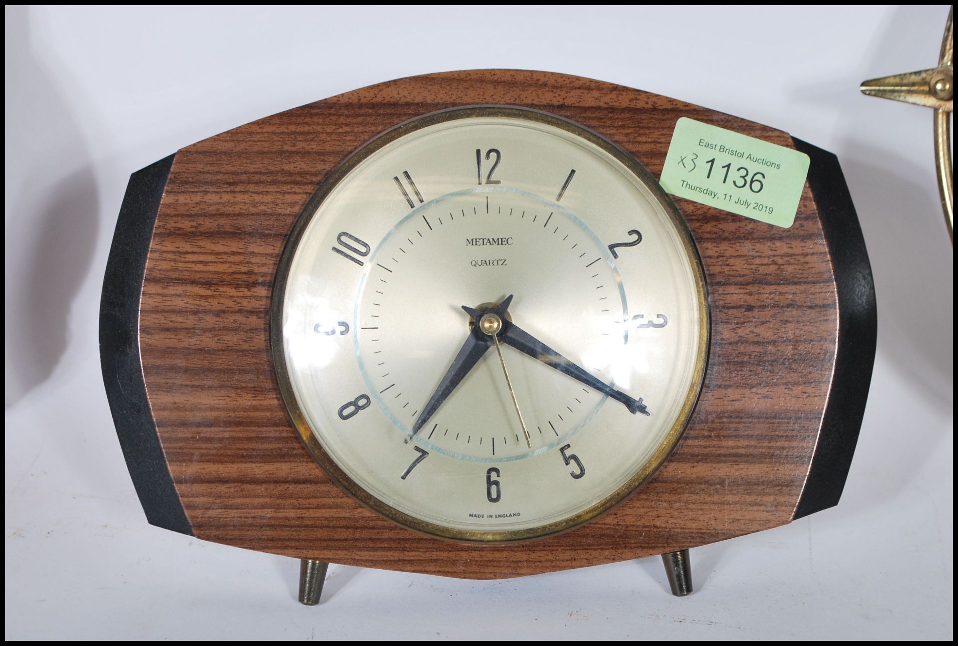 A group of three 20th Century retro clocks by Meta - Bild 2 aus 4