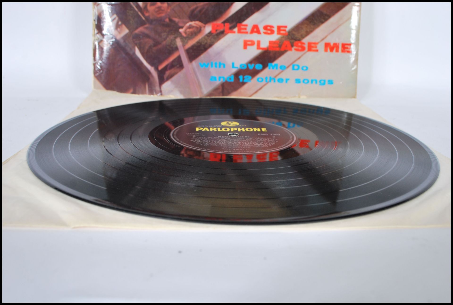 Vinyl long play LP record album by The Beatles - Please Please Me 1st pressing Mono, Parlophone - Bild 5 aus 6