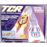 BOXED VINTAGE TCR SLOT CAR 3 CAR RACING SET