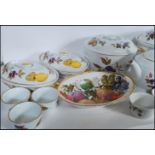 A good collection of Royal Worcester ' Evesham ' pattern ceramics to include teapot, tureens,