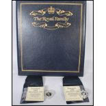Two Royal Mint Guernsey 1995 silver proof £1 coins for Queen Elizabeth the Queen Mother 95th