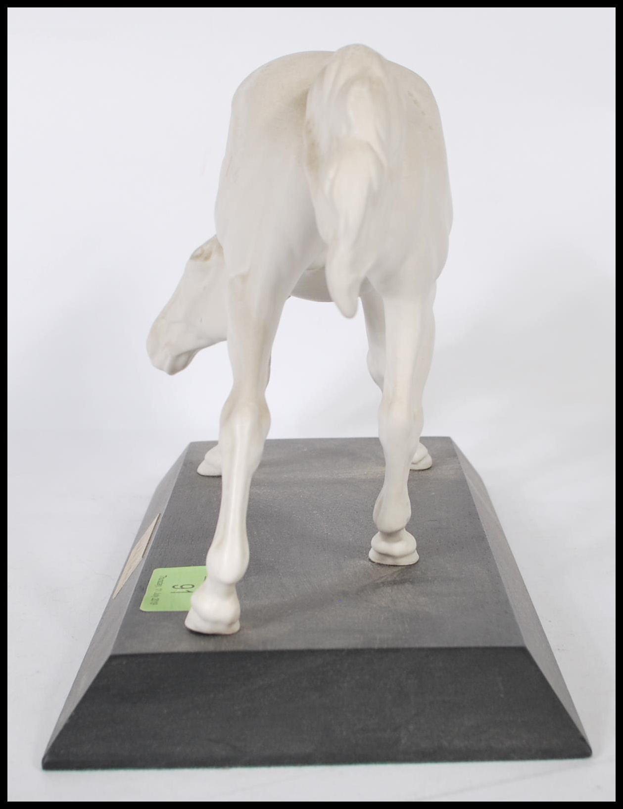 A modern Beswick porcelain figurine entitled ‘ The spirit of Nature ‘ being mounted on plinth and - Image 4 of 6