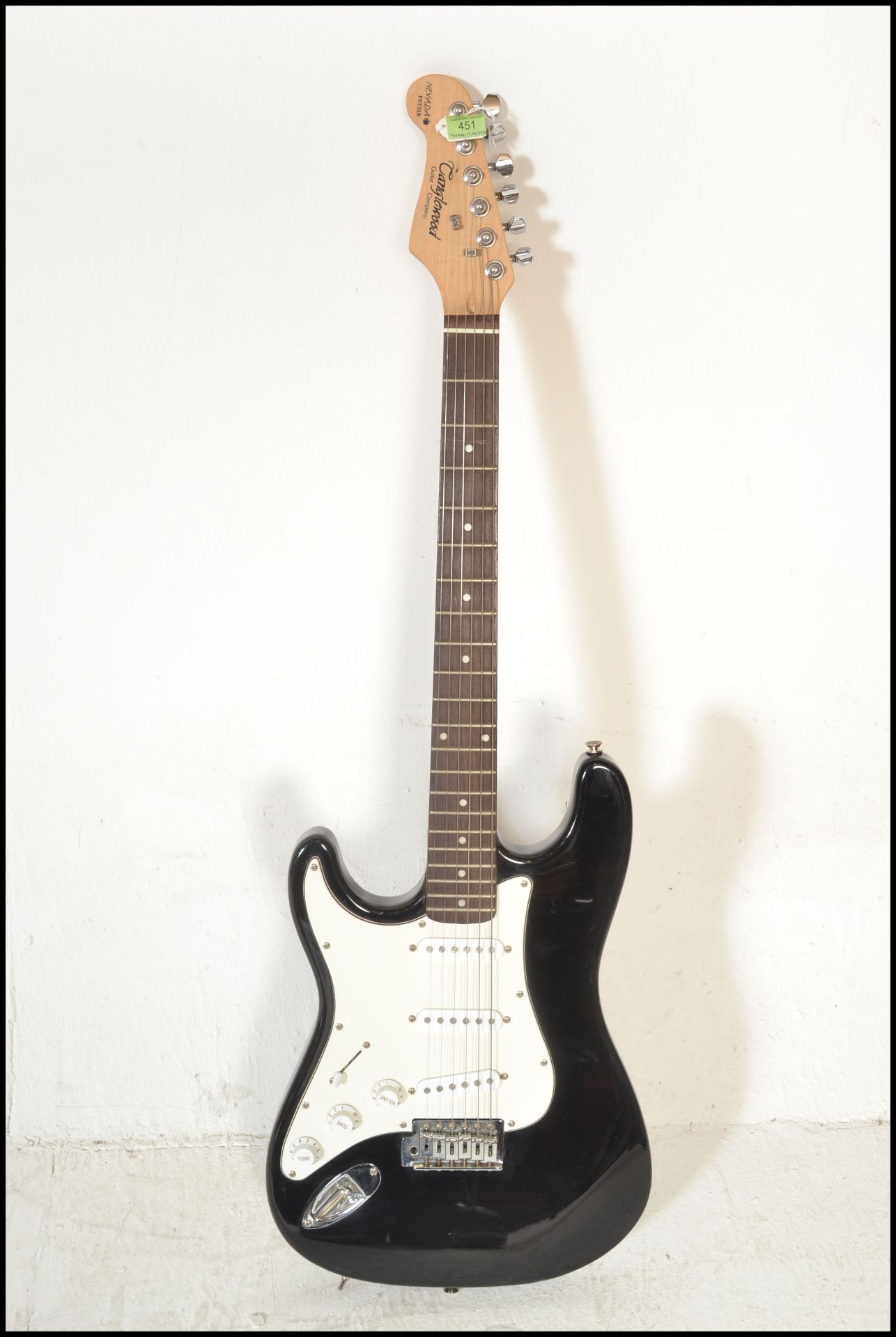 A six string electric guitar by Tanglewood Nevada