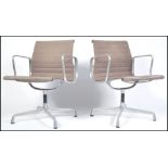 VITRA EA 107 VINTAGE SWIVEL DESK CHAIRS BY CHARLES