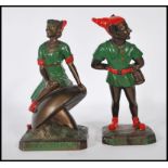 A pair of early 20th Century 1930's figures in the